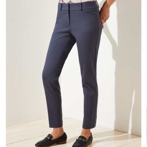 LOFT Marisa Skinny Slim Ankle Pencil Dress Pants Gray Size 8